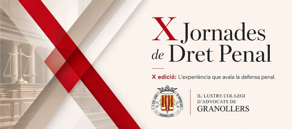 X Jornades de Dret Penal ICAVOR 2026